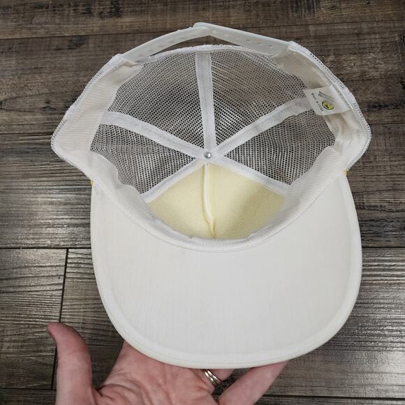 Maui white and gold cap snapback hat souvenir Hawaiian cb - Picture 5 of 7